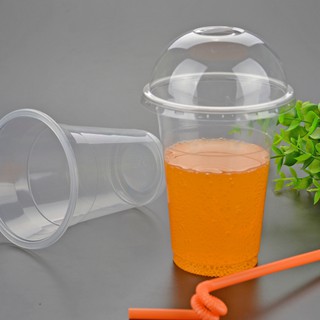 500 bộ Cốc nhựa pp500ml dùng một lần và nắp nhựa,