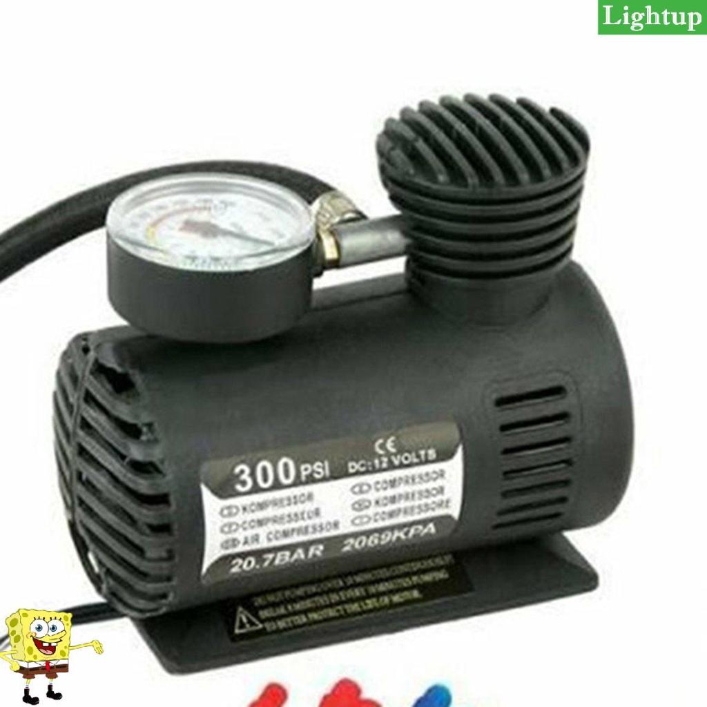 Máy nén khí mini cầm tay Dc12V 300Psi Máy bơm hơi lốp xe điện