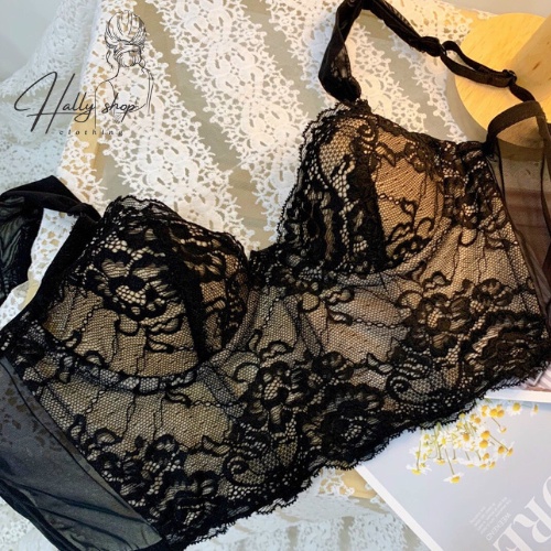 Áo corset ren quai lưới áo ngực có gọng và mút đệm áo thiết kế cao cấp sexy HL008