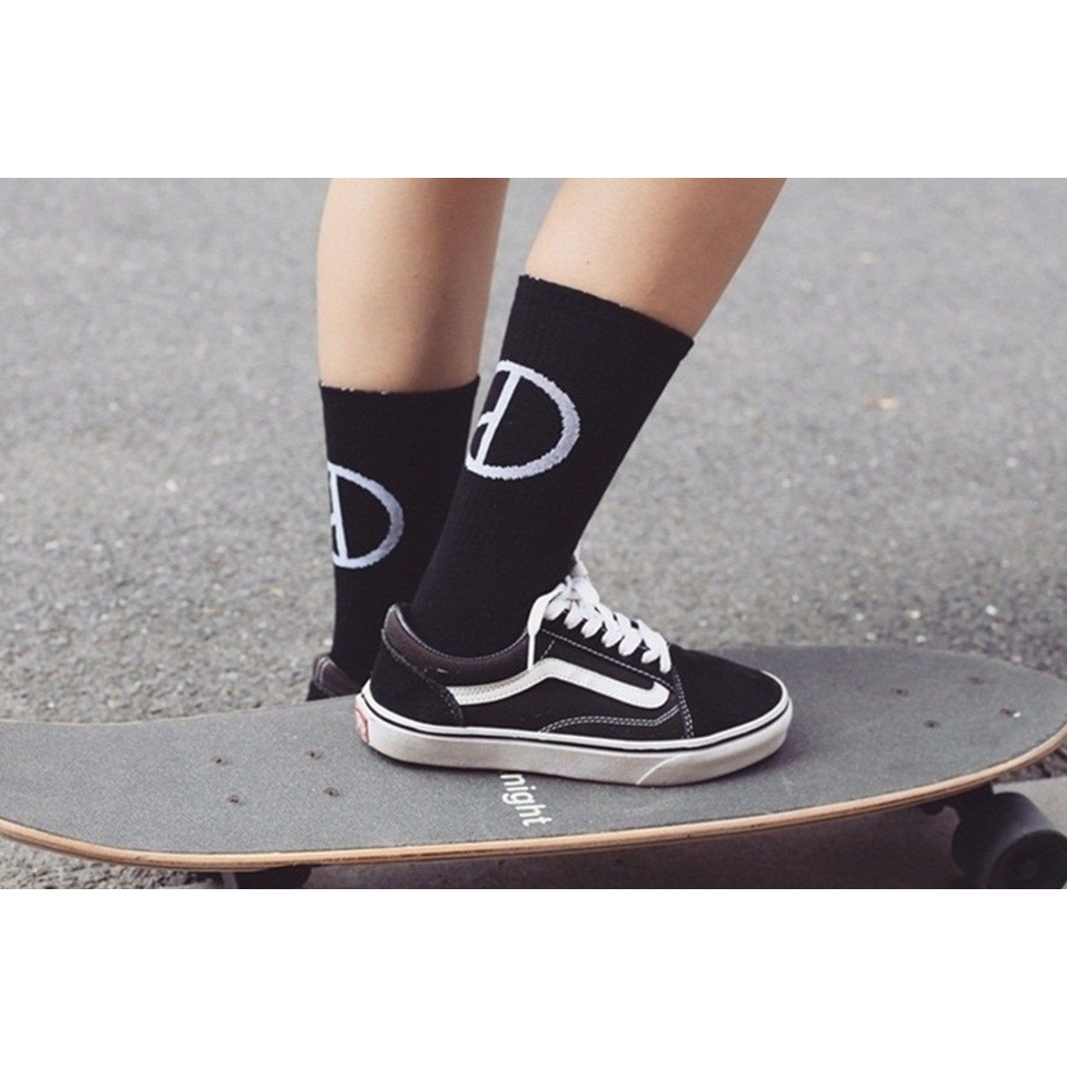 Tất vớ cổ cao dài World Peace thời trang unisex nam nữ thể thao cao cấp