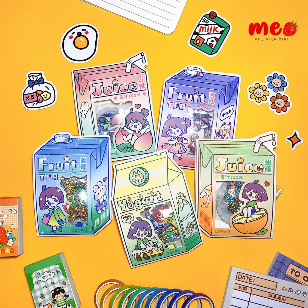 Sticker hộp sữa