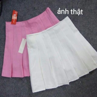 Chân váy tennis trắng hình thật đủ size