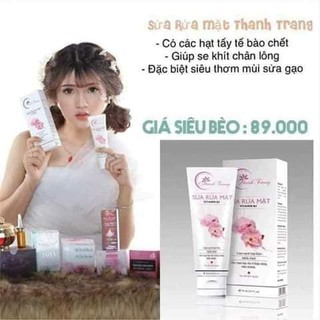 SỮA RỮA MẶT VITAMIN B3 THANH TRANG