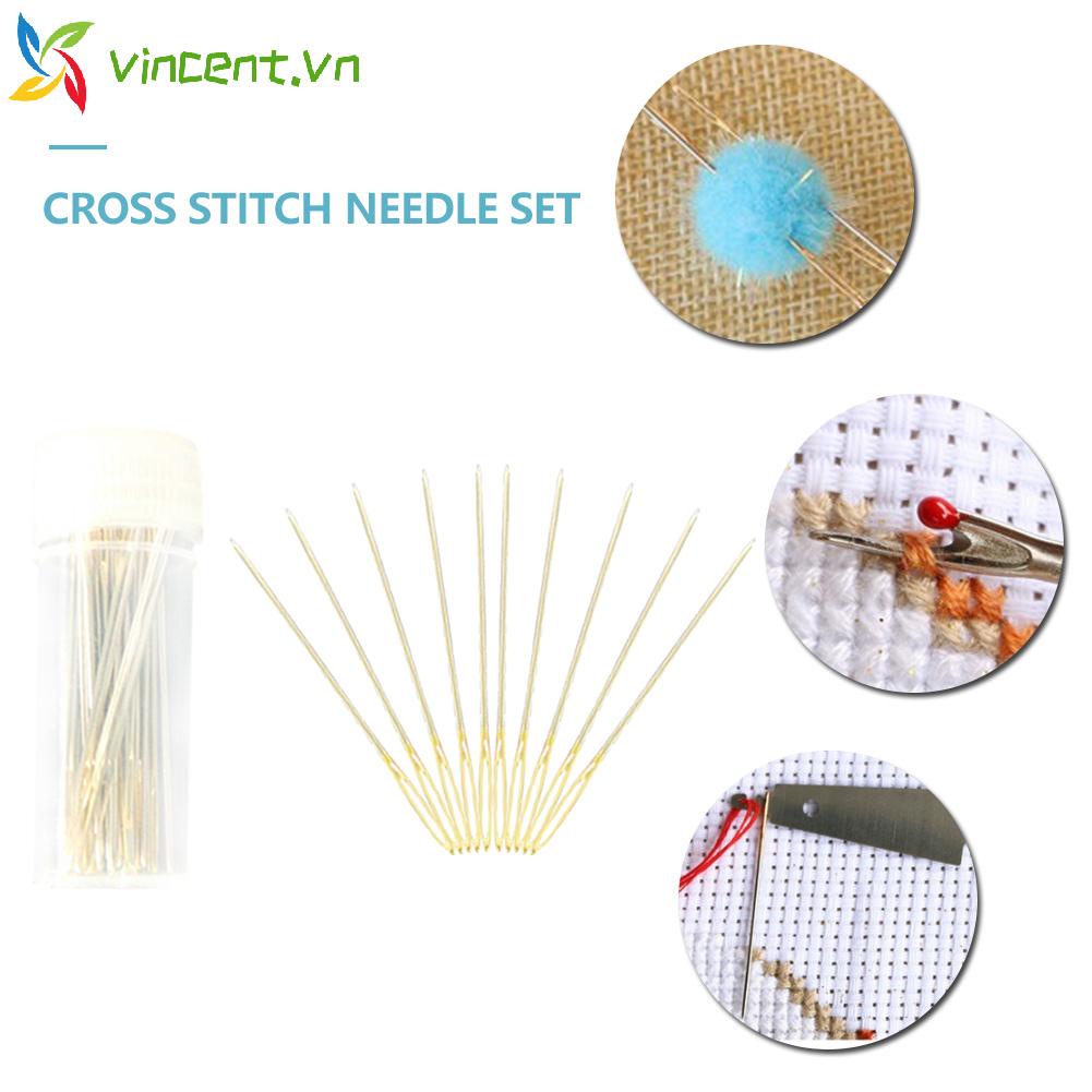 Bộ 10 Kim Thêu Thủ Công Chất Lượng Cao