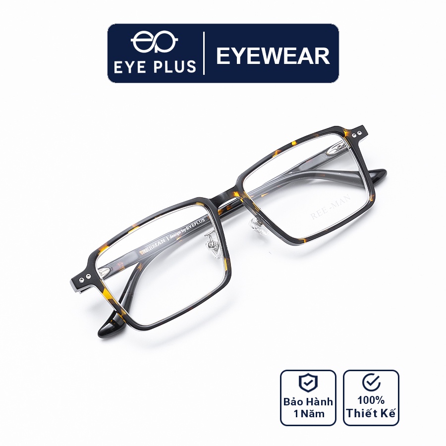 Gọng kính mắt nam nữ thời trang EYE PLUS siêu phẩm mắt vuông Reeman-2108