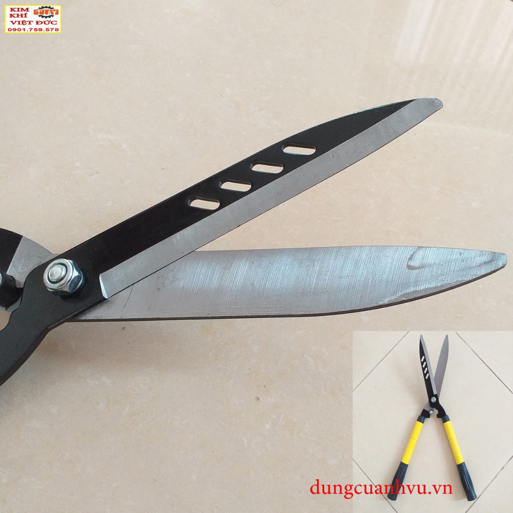 Kéo cắt tỉa cây cảnh, hàng rào màu vàng hàng tốt