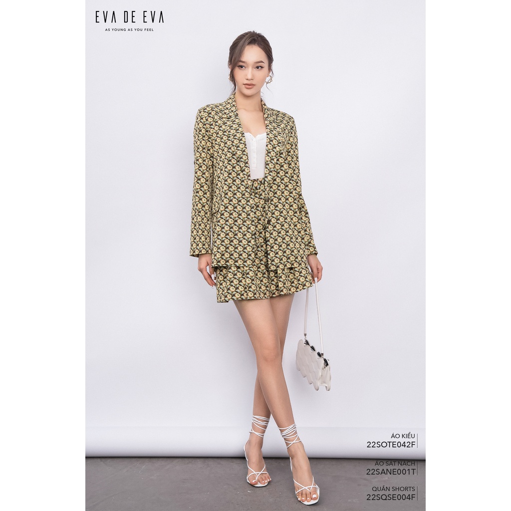 Áo blazer nữ tay dài Eva de Eva 22SOTE042F