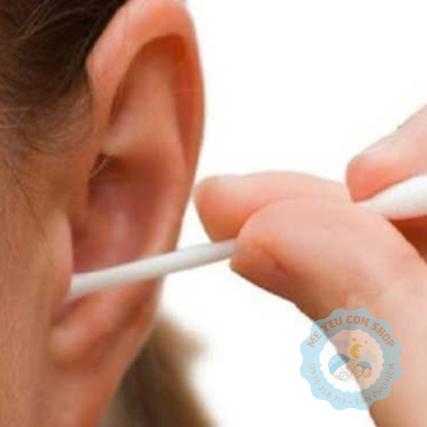 Tăm bông đầu to (có nắp xoay)- hiệu Bông Bạch Tuyết 200 que/ hộp (katydang)