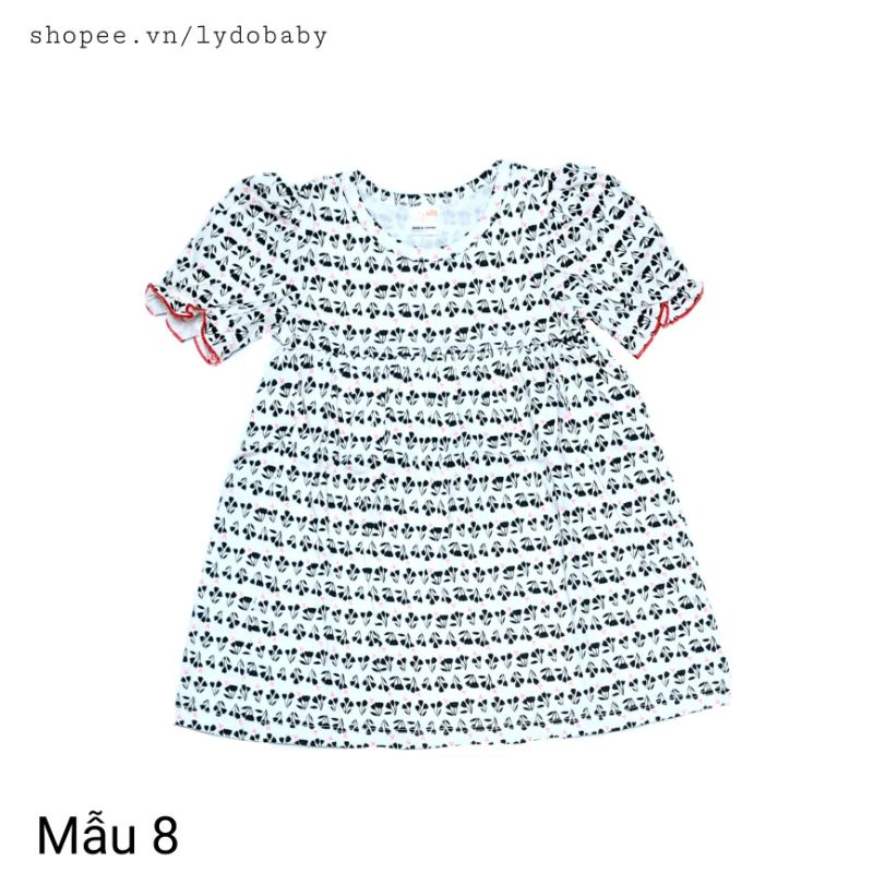 Váy cho bé 1 tuổi - 5 tuổi xinh xắn vải cotton xuất dư mềm mịn mát, đầm bé gái shop Lydobaby