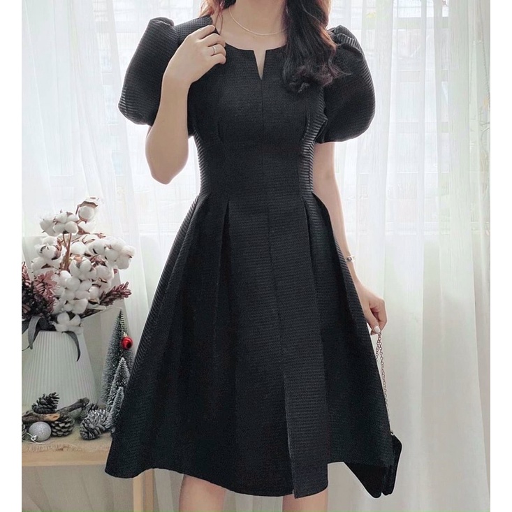 ĐẦM DỰ TIỆC XỐP XOÈ TAY PHỒNG MIERA DRESS