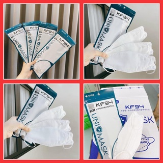 50 chiếc khẩu trang 4d kf94 unimask kháng khuẩn công nghệ hàn quốc