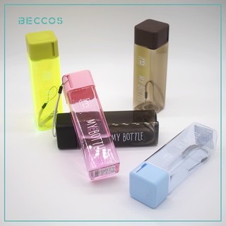 BECCOS / Chai nước bằng nhựa  Cốc nhựa vuông