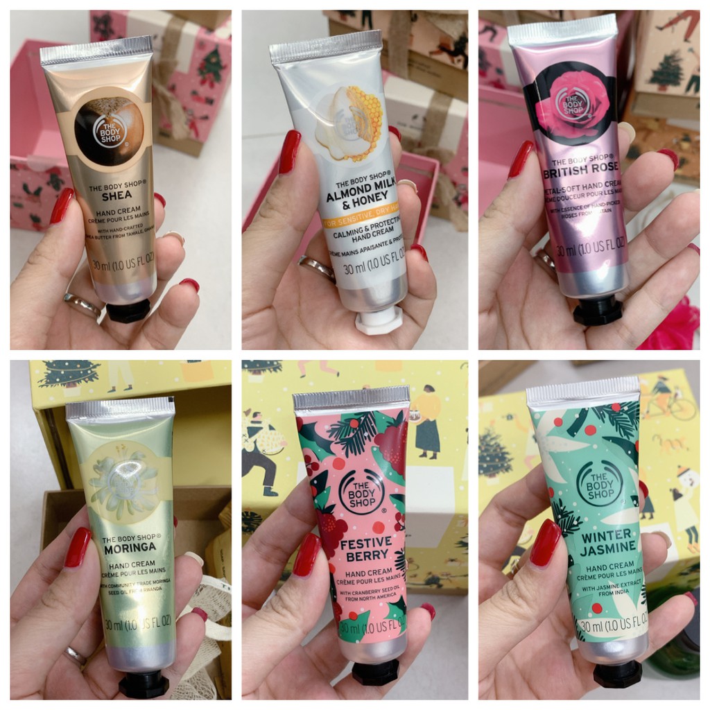 [DATE 2023] Kem dưỡng da tay THE BODY SHOP HAND CREAM 30ML