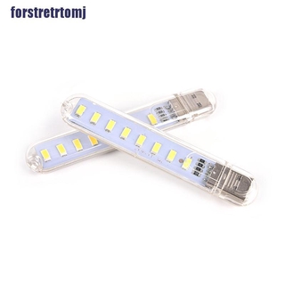 Đèn led 8 bóng mini cổng usb tiện lợi