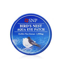 Mặt Nạ Giảm Thâm Quầng Mắt Và Nếp Nhăn Chiết Xuất Tổ Yến - Bird's Nest Aqua Eye Patch  22ml
