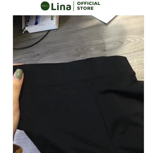 Quần Legging Nữ Dài Nâng Mông Cạp Cao Có Bigsize Đến 70kg LINASTORE 017