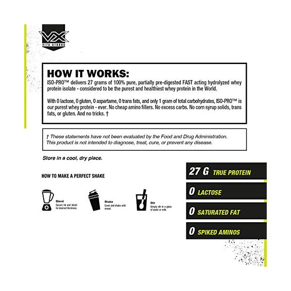 Iso Pro   - Whey Hydrolyzed Isolate VitaXtrong Sữa Tăng Cơ 2.4kg
