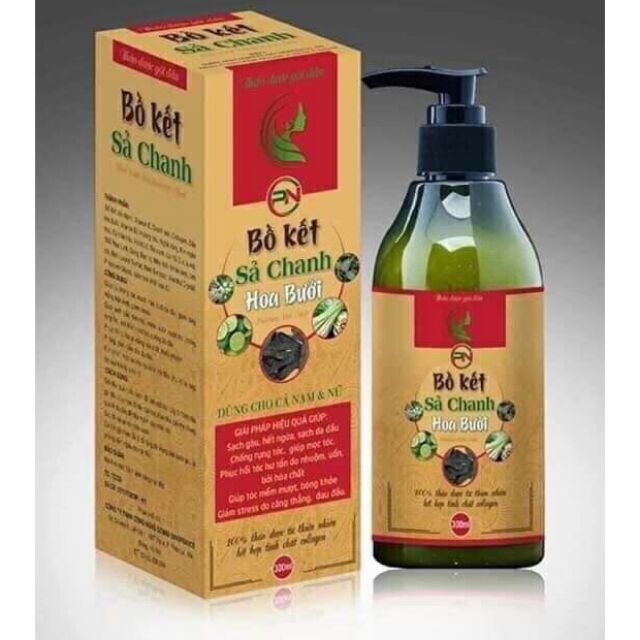 Dầu gội bồ kết sau chanh trị gàu và rụng tóc