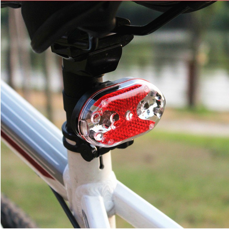 Đèn hậu xe đạp đèn sau xe đạp 9 LED nhiều chế độ loại tốt đóng vỉ NhatthinhBike