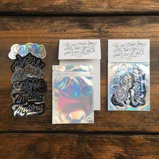 [TVHiep Lettering] Pack YÊU THƯƠNG - Holographic Sticker Pack