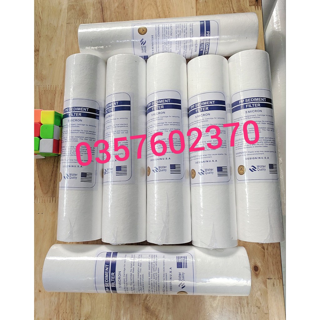 [FREESHIP 99K]_Bộ 5 lõi lọc nước số 1 PP 10inch HOMART | BigBuy360 - bigbuy360.vn
