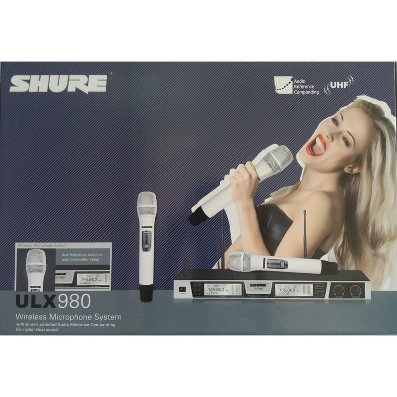 MICRO KARAOKE KHÔNG DÂY SHURE ULX 980 CHÍNH HÃNG GIÁ XƯỞNG