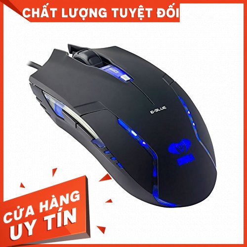 Chuột gam thủ E-Blue EMS151BK Led I Màu đen I BH 12 Tháng I Gaming Mouse EBlue Cobra Junior II Led EBlue EMS151 Black