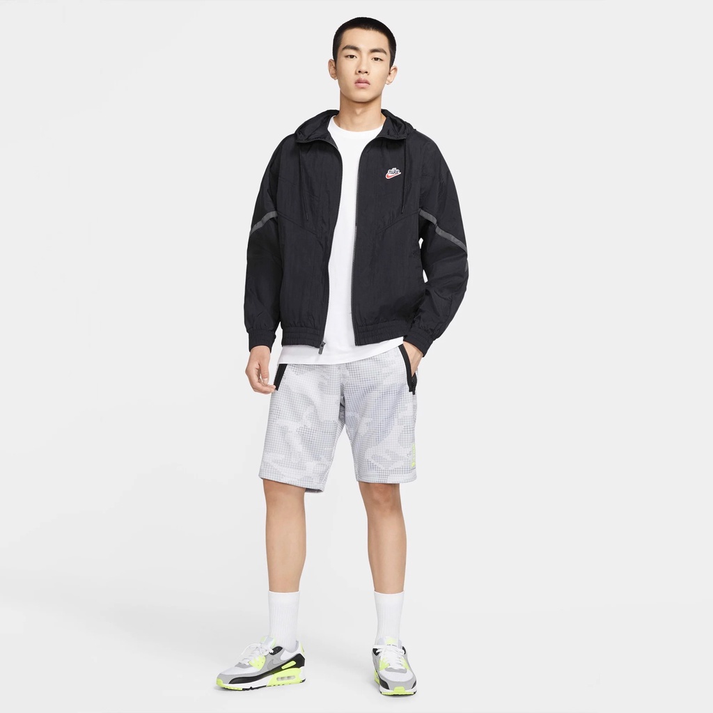 ÁO KHOÁC NIKE WINDRUNNER + HOODED JACKET – ĐEN