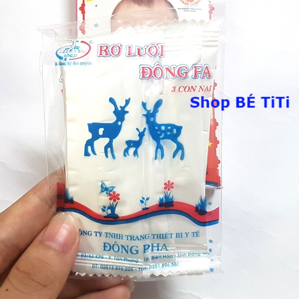 Rơ lưỡi Đông Fa  hộp 5 cái cho bé [Shop Bé TiTi ]