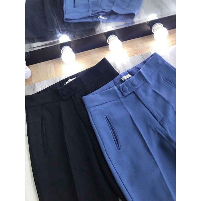 [Chất lượng] Mới ] Quần baggy 2 khuy tròn hàng xịn Giá rẻ