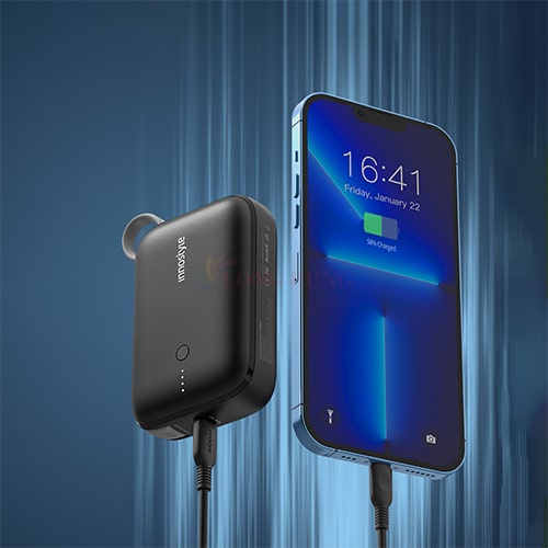 Sạc dự phòng Innostyle PowerGo Mini 10000 mAh 22.5W QC3.0 IP22PDBLK - Hàng chính hãng - Sạc nhanh 22.5 W