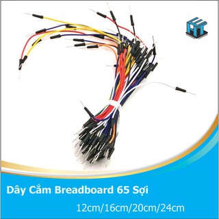 Dây Cắm Breadboard Đực - Đực Nhiều Kích Cỡ 65 Sợi [HTE Quy Nhơn CN2]