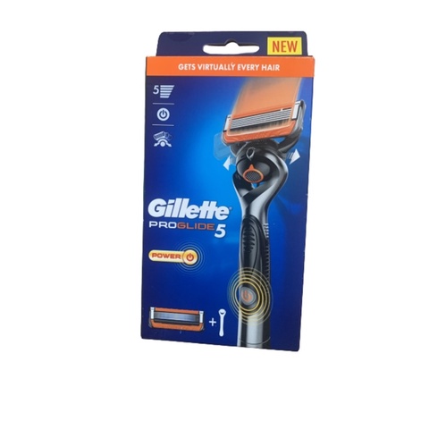 Dao cạo râu cao cấp 5 lưỡi Gillette Proglide Power (1 Cán+1 lưỡi+1 pin