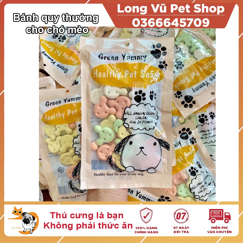 Bánh viên thưởng cho chó 100 gram