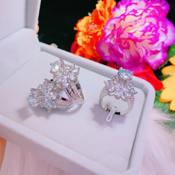 Nhẫn Nữ Đá Cao - Mẫu Đẹp - Độc - Lạ - Giống Thật 99% HN31050420 - Đeo Đi Tiệc Lên Hình Cực Sang