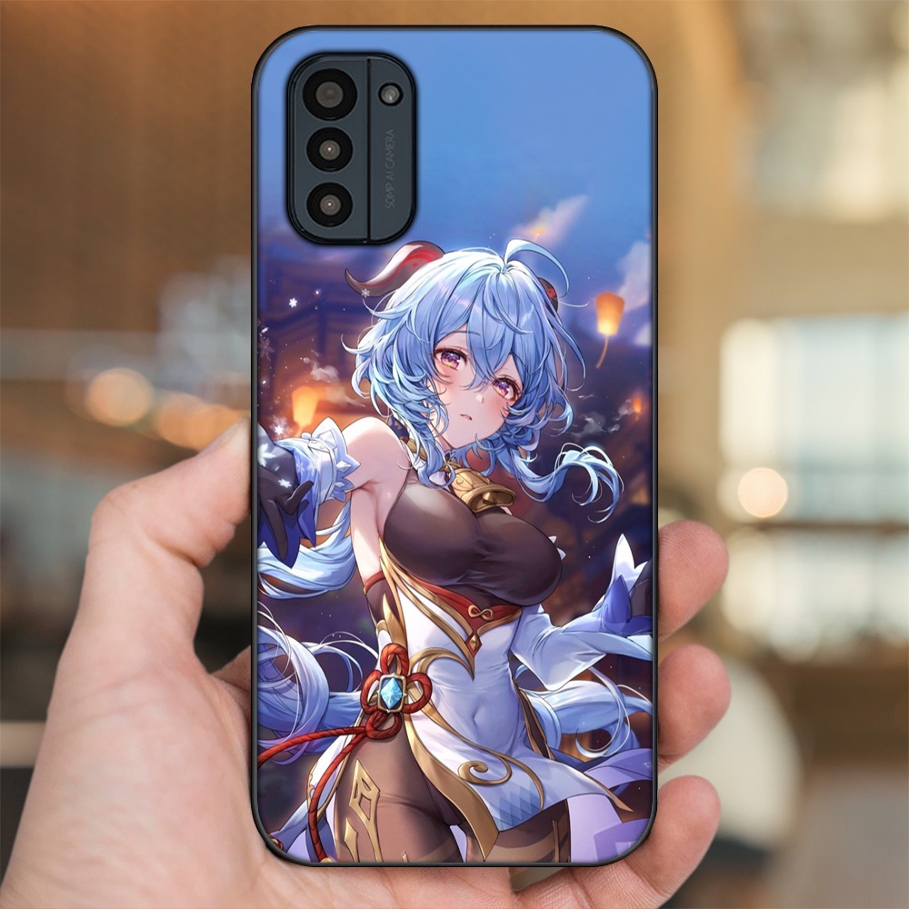 Ốp lưng Nokia G21 viền đen in hình Ganyu Genshin Impact