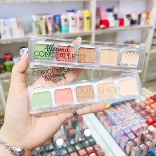 Kem che khuyết điểm 5 ô catrice allround concealer palette