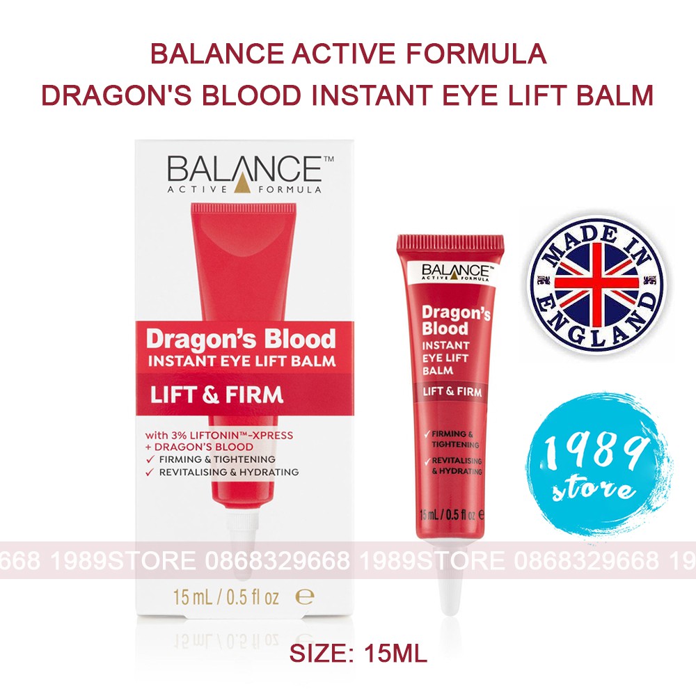 Kem Mắt Máu Rồng Balance Dragon's Blood Eye Cream 15ML