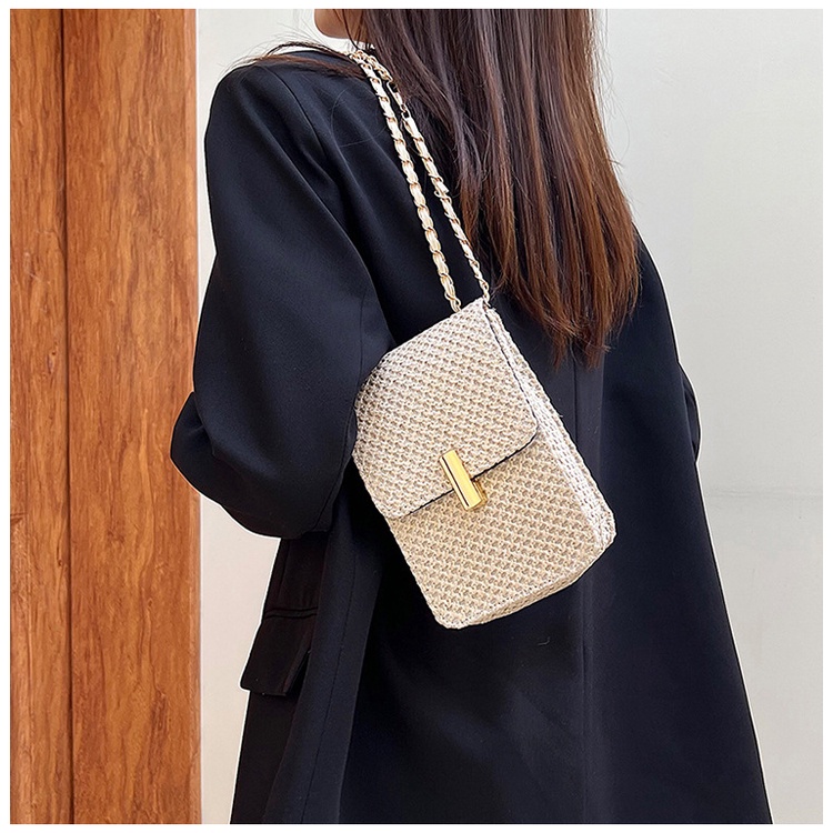 Túi cói JASMIN NOIR đơn giản thời trang dành cho nữ