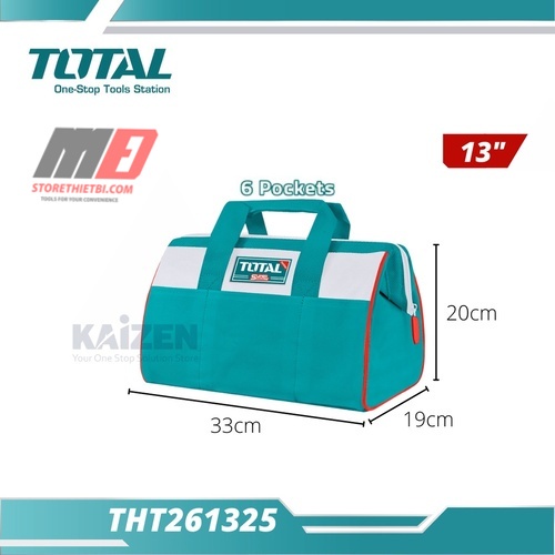 TÚI GIỎ ĐỰNG ĐỒ NGHỀ TOTAL 13 INCH , 16 INCH Total THT261325 - THT261625