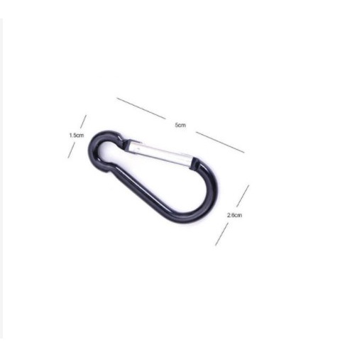 Móc khóa carabiner hình bầu chữ D móc khóa chai nước, khóa ba lô, khóa hợp kim nhôm ,khóa nhanh ssr