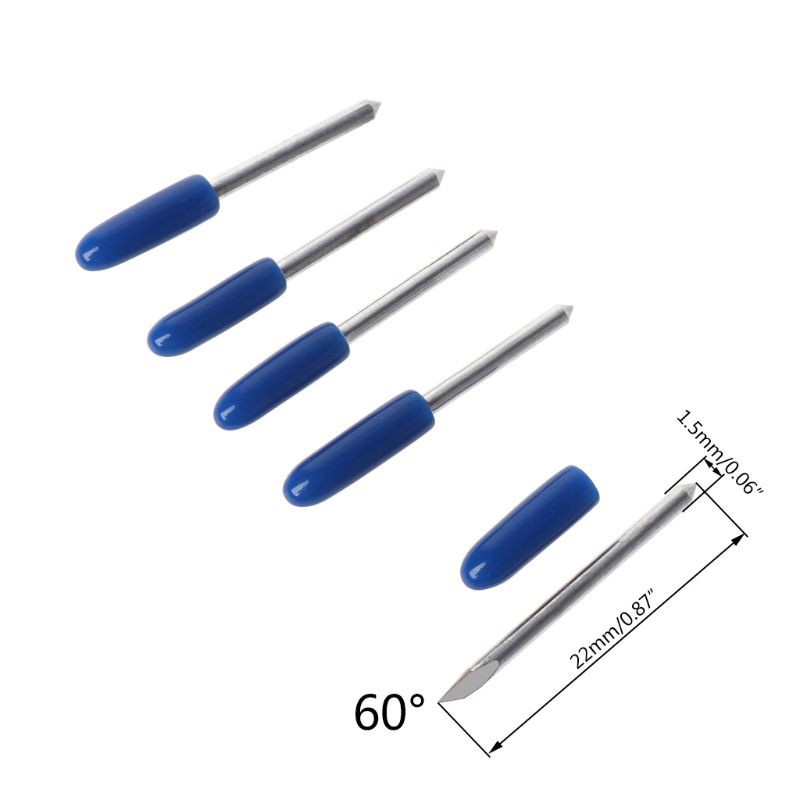 Set 5 Lưỡi Dao 30 45 60 Độ Chuyên Dụng Cho Máy Cắt Vinyl Pcut