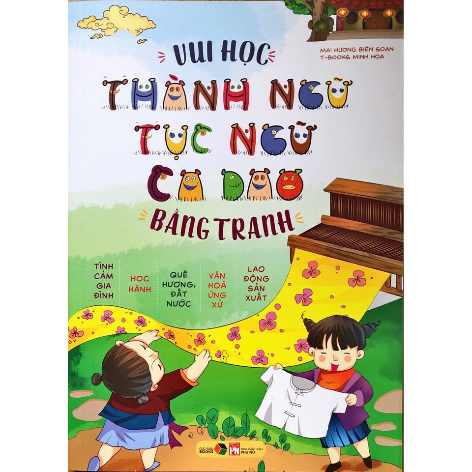 Sách - Vui học thành ngữ, tục ngữ, ca dao bằng tranh