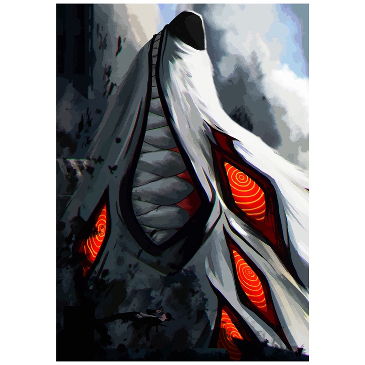 Poster Phim Hoạt Hình chainsaw man Phong Cách retro Trang Trí Nội Thất