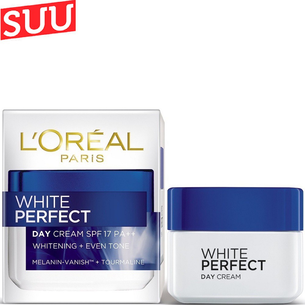 Kem Loreal White Perfect 50ml Dưỡng Ban Ngày Làm Trắng Mịn, Ngăn Ngừa Tế Bào Nám suu.shop cam kết 100% chính hãng