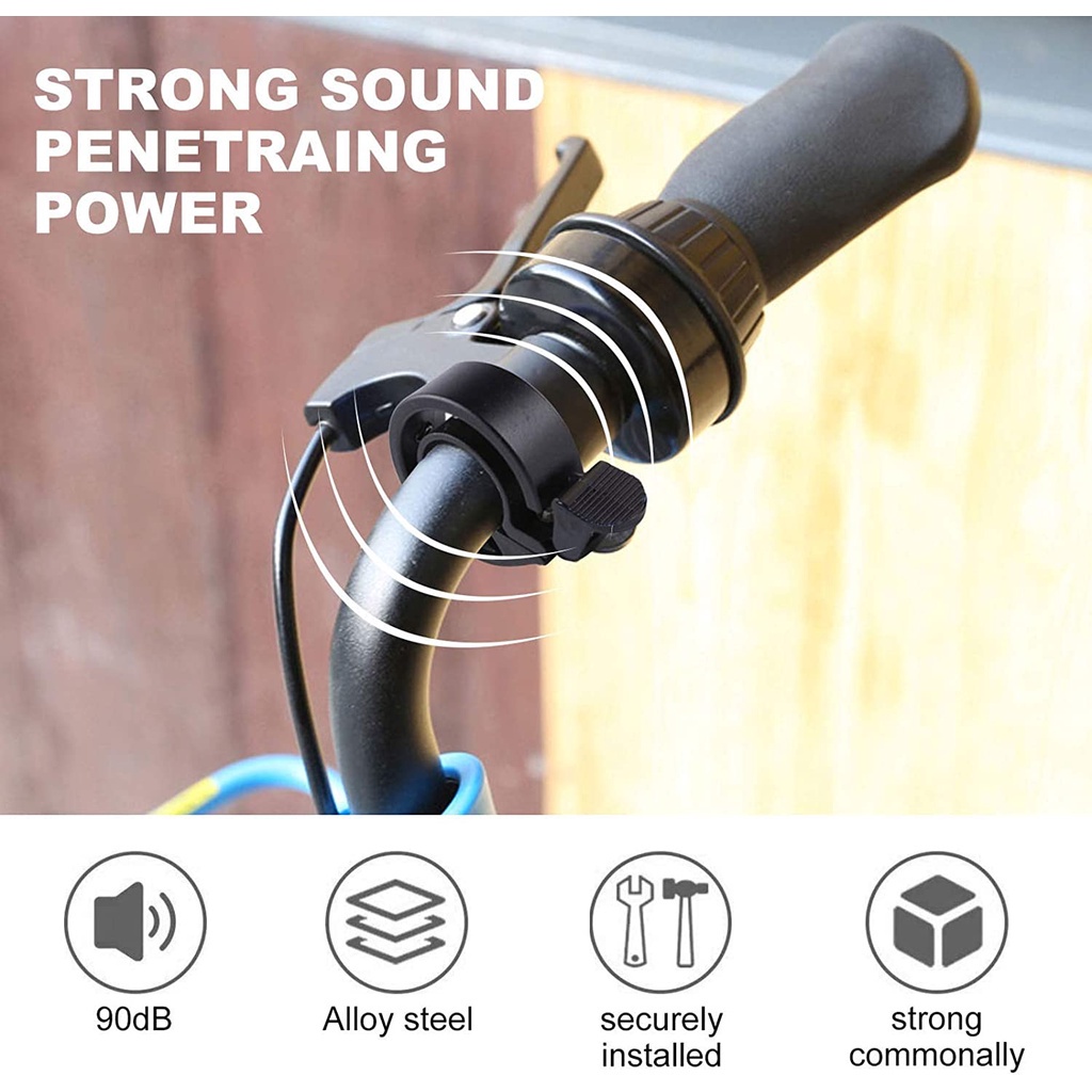 Chuông Hợp Kim Nhôm Gắn Tay Lái Xe Đạp Leo Núi An Toàn