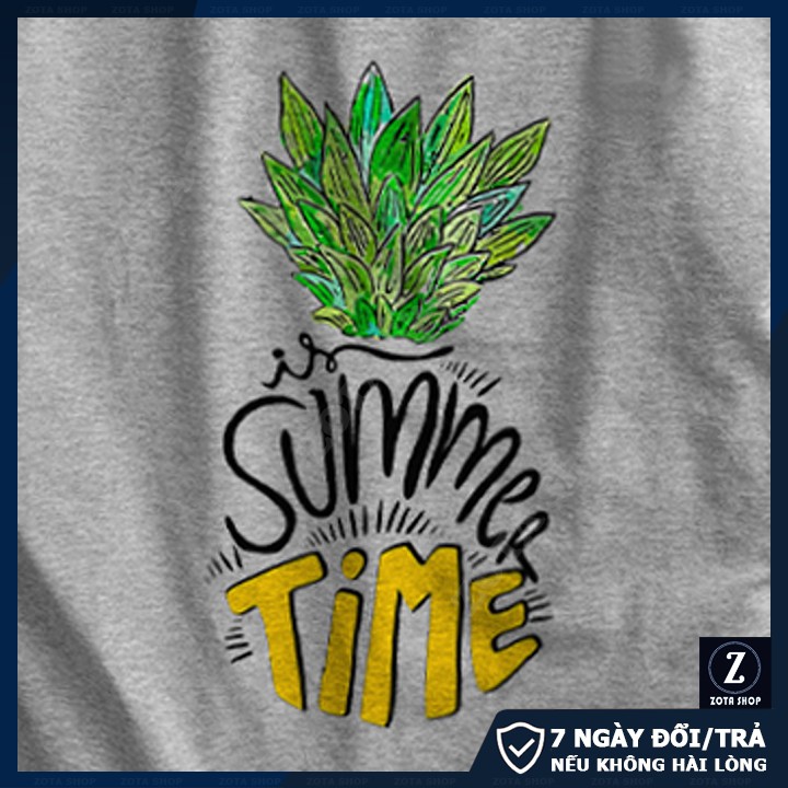 Áo thun nam ngắn tay không cổ chất thun 4 chiều in 3D Summer Time CZ11 | BigBuy360 - bigbuy360.vn