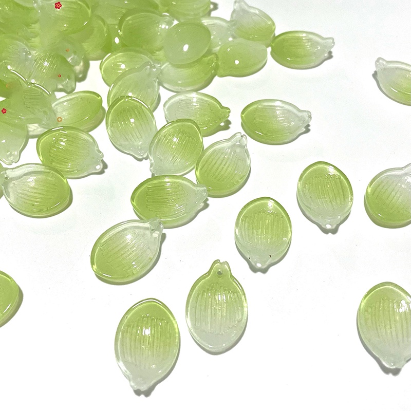 5 cánh hoa thủy tinh 16*22mm nguyên liệu làm trâm làm trang sức cố trang cosplay cổ phục