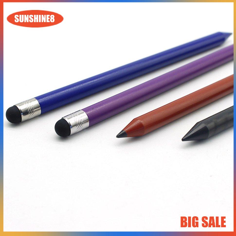 【SUN】Touch Screen Pen Retro Round Thin Tip Resistor-capacitor Dual-use Touch Screen