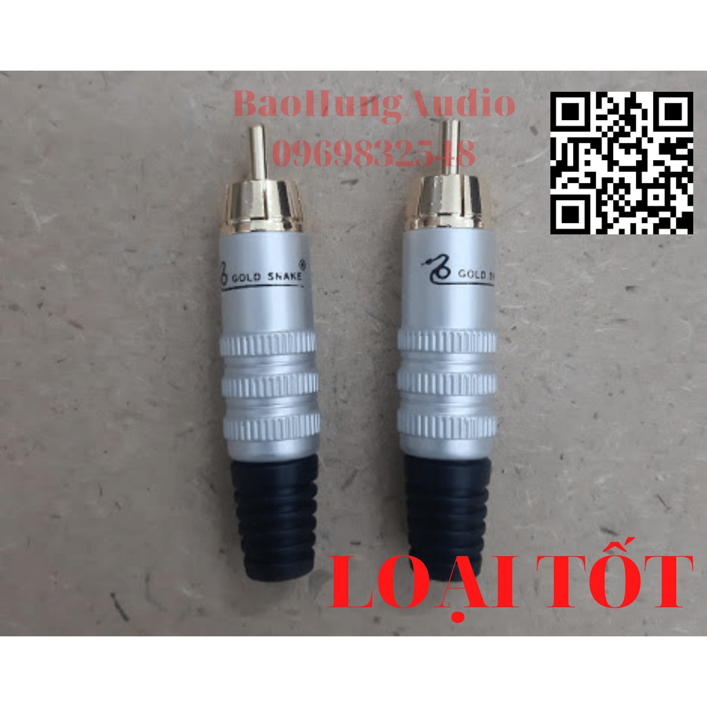 Jack tín hiệu av hoa sen rca loại tốt, giá bán theo cái.